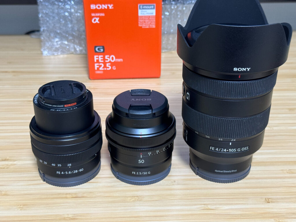 【ほぼ新品】SONY SEL50F25G 50mm F2.5 G 単焦点 単焦点レンズ SONY FE 50mm F2.5 G レビュー。 さすがGレンズ